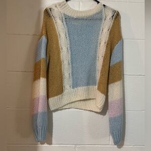 Blu Pepper Multicolor Knit Sweater